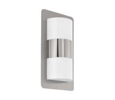 Eglo 98085 - Lauko sieninis šviestuvas CISTIERNA 2xE27/10W/230V matinis chromas IP44