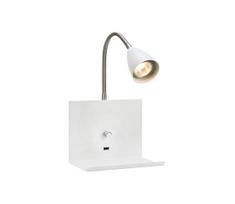 Markslöjd 107140 - Reguliuojamas sieninis šviestuvas su USB LOGI 1xGU10/7W/230V