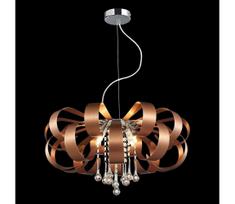 LUXERA 64408 - Krištolinis sietynas, kabinamas ant virvės RIBBON CRYSTAL 6xG9/33W/230V