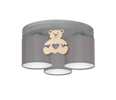 Vaikiškas lubinis šviestuvas BEAR 3xE27/60W/230V
