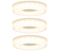 Paulmann 92704 - RINKINYS 3xLED/5,5W Įleidžiamas lubinis šviestuvas BAGEL 230V