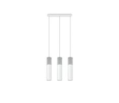 Sollux SL.0649 - Pakabinamas sietynas BORGIO 3xGU10/40W/230V betono/metalo baltos spalvos