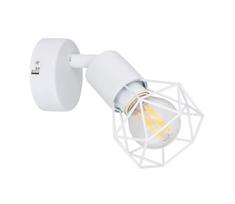 Globo 54802W-1 - Sieninis kryptinis šviestuvas XARA 1xE14/40W/230V