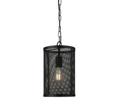 Searchlight - Sietynas, kabinamas ant grandinės FISHNET 1xE27/60W/230V juoda