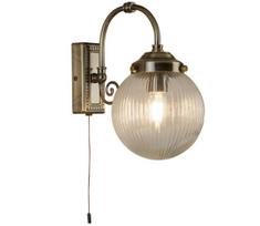 Searchlight 3259AB - Lauko sieninis šviestuvas BELVUE 1xE14/40W/230V IP44