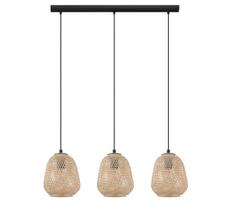 Eglo 43262 - Sietynas, kabinamas ant virvės DEMBLEBY 3xE27/40W/230V