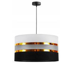 Sietynas, kabinamas ant virvės CORAL 1xE27/60W/230V juoda/balta