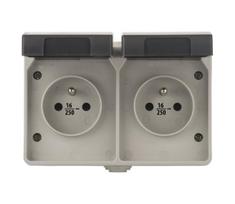 Lauko lizdas FRENCH 250V / 16A IP44 2Z