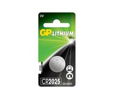 1 vnt ličio sagos tipo baterija CR2025 GP 3V / 170mAh