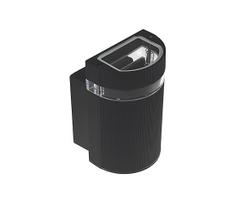 Lauko sieninis šviestuvas KORTEK 1xGU10 / 30W / 230V IP54 juodas