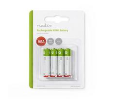 Nedis BANM9HR034B - 4 vnt. Pakraunamos baterijos AAA Ni-MH/1.2V/950mAh