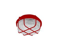 Lauko lubinis šviestuvas 1 × E27/100W/230V RaudonasIP44