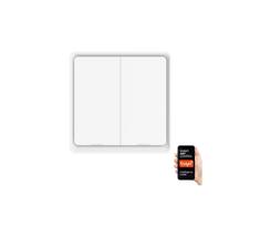 Immax NEO 07507L - Jungiklis su 2-mygtuktais SMART 1xCR2430 Zigbee 3.0 Tuya