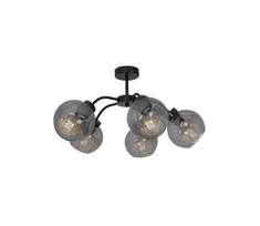 Prikabinamas sietynas SOFIA 5xE27/60W/230V juodas