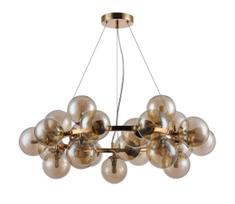 ITALUX PND-5252-25-GD-CGN - Sietynas, kabinamas ant virvės CABELLA 25xG9/28W/230V