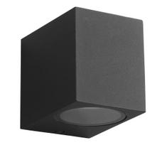 Lauko sieninis šviestuvas BOKA 1xGU10/60W/230V IP44 juodas
