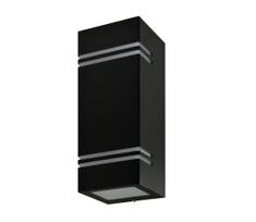 Lauko sieninis šviestuvas QUAZAR7 2xGU10/11W/230V IP44 juodas