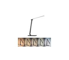 Brilagi - LED Reguliuojama stalo lempa USB jungtis LED/12W/230V juodas