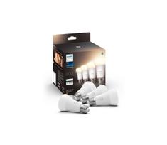 RINKINYS 4x LED Reguliuojama lemputė Philips Hue WHITE A60 E27/9W/230V 2700K