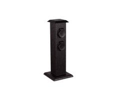 Ecolite XSMM-204F - Lauko šviestuvas stulpas su kištukiniu lizdu 4Z IP44