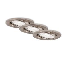 Briloner 7182-032-RINKINYS 3xLED Reguliuojamas vonios šviestuvas 1xGU10/5W/230V IP23