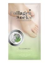 Voesh pėdų kaukė-kojinės su kolagenu ir kanapių aliejumi, drėkinanti Voesh Collagen Socks 1 pora