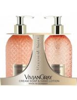 Vivian Gray rinkinys, skystas muilas ir rankų losjonas, nerolis ir gintaras Vivian Gray 2x300ml
