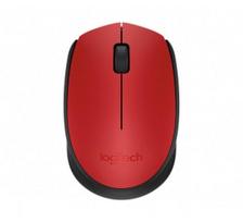 Logitech M171 Belaidė pelė RF Wireless, 1000 DPI, Red/Black