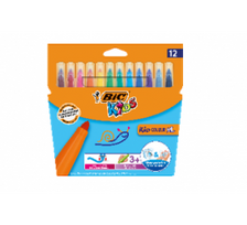BIC Flomasteriai KID Couleur XL, 12 spalvų rinkinys NP