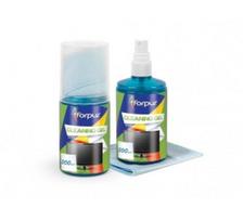 Rinkinys ekranų valymui Forpus (skystis 200ml, šluostė)