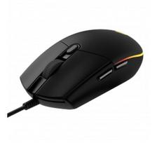 Logitech G203 Lightsync Laidinė žaidimų pelė, USB-A, 8000 DPI, Juoda