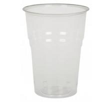 Skaidrios stiklinės šaltiesiems gėrimams, kompostuojamos (PLA), 200 ml, 50 vnt