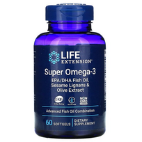 Life Extension Super Omega-3 EPA/DHA Fish Oil 60 softgels