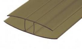 Sujungimo profilis PC H 8, 10 mm, bronza