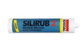 Silikonas Soudal Silirub2, 310 ml, skaidrus, neutralus