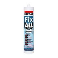 Klijuojantis hermetikas Fix all Crystal, 290 ml, skaidrus