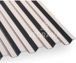 PVC lakštas, 70/18, 0,8 mm, 900x2000 mm, trapecija, bronzinis