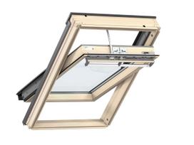 VELUX Stoglangis su 2 kamerų stiklo paketu, maitinamas iš elektros tinklo, rankena viršuje, GGL