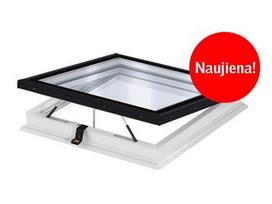 VELUX Stoglangis plokščiam stogui, lygus stiklas, varstomas, CVP
