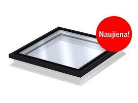 VELUX Stoglangis plokščiam stogui, lygus stiklas, nevarstomas, CFU
