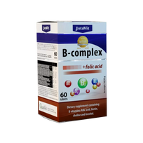 Jutavit Vitaminas B kompleksas + folio rūgštis, 60 tablečių