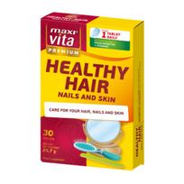 MaxiVita premium grožio vitaminai, plaukai, nagai, oda, 30 tablečių