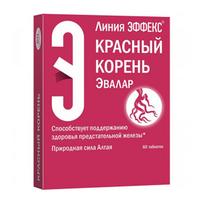 Evalar krasnyj koren raudonoji šaknis (raudonasis kirvenis), 60 tablečių