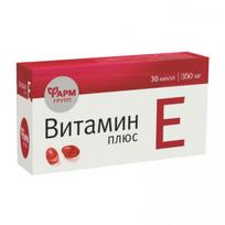 Vitaminas E plius, 30 kapsulių