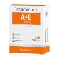 Starpharma vitaminai A + E strong, 30 kapsulių