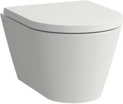Pakabinamas klozetas Laufen Kartell Compact Rimless H8203337570001, 4,5/3 l, baltas matinis