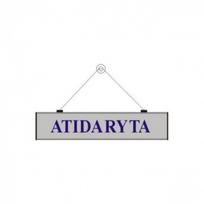 Lentelė informacinė 10.1 dvipusė Atidaryta, pakabinama, 62x300mm