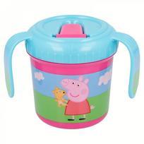 Peppa Pig mokomasis puodelis su snapeliu, 250 ml