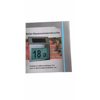 Namo numerio apsvietimas solar