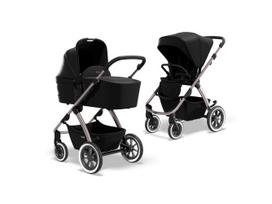 Universalus vežimėlio komplektas Moon RELAXX 2 in 1 Black